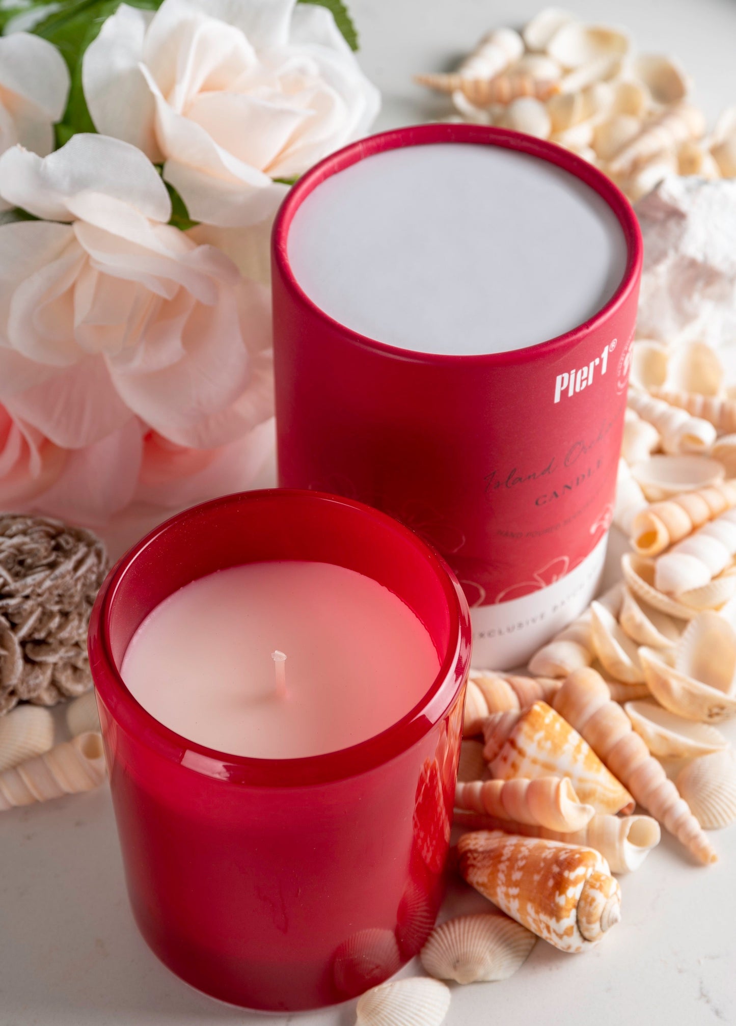 Pier 1 Island Orchard 8oz Boxed Soy Candle