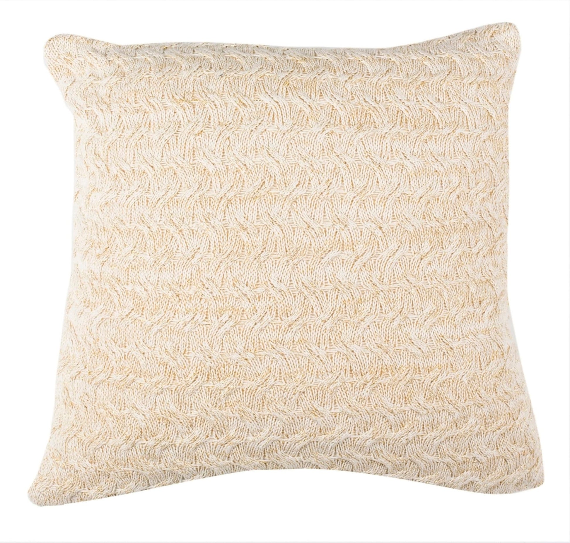 Adara Knit Natural Pillow - Pier 1