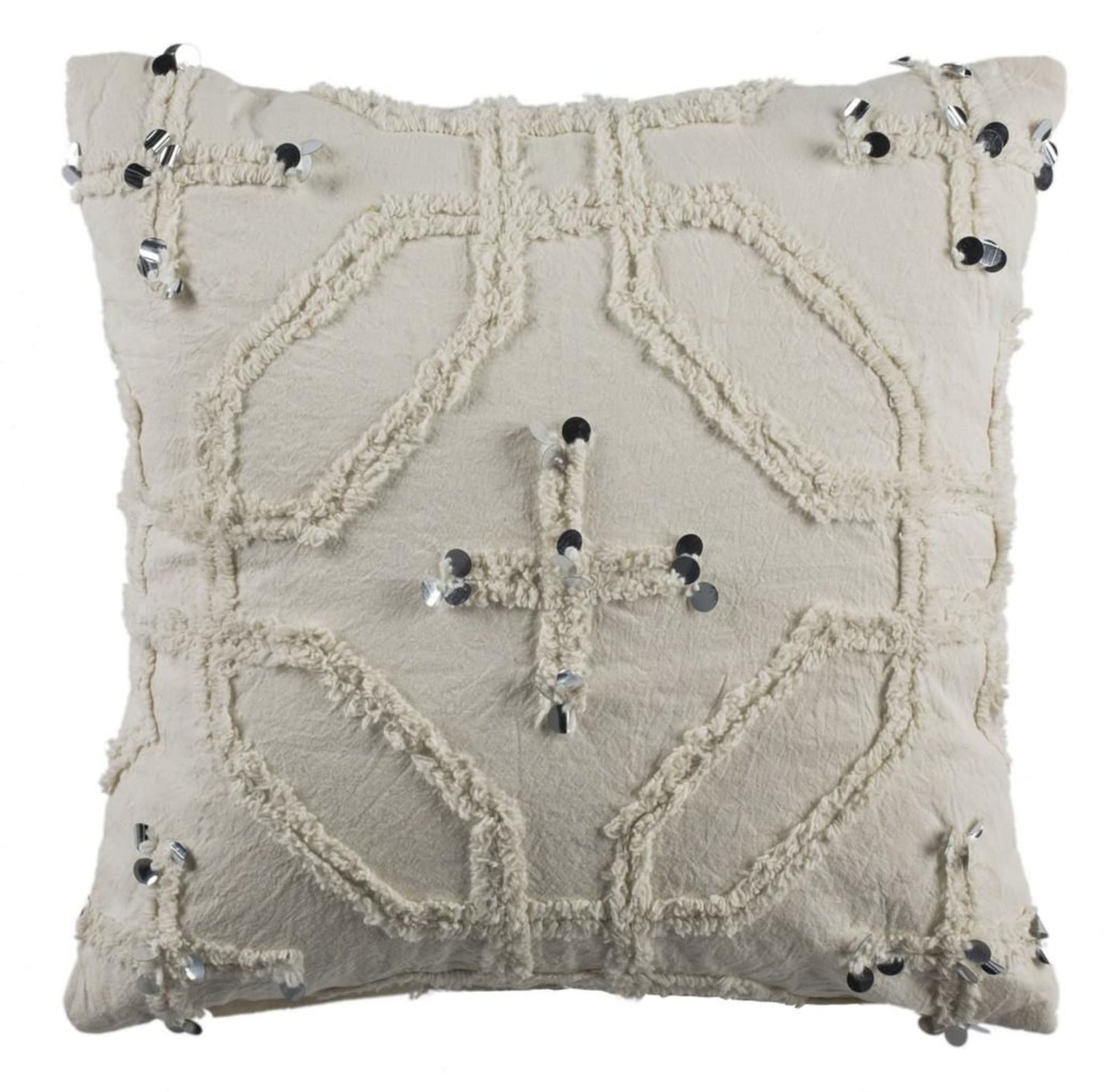 Daphne White Pillow - Pier 1