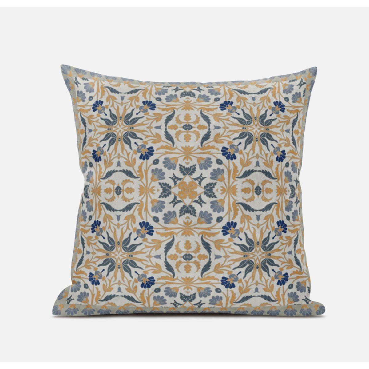 Jahan Paisley Muted Green Peach Pillow - Pier 1