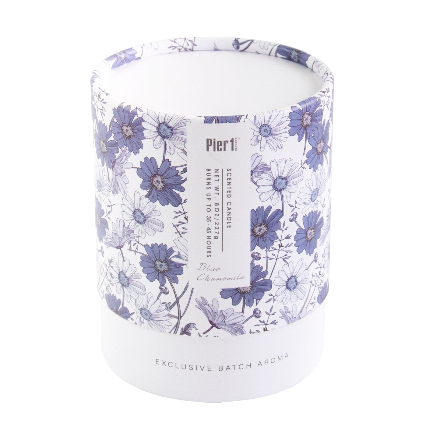 Pier 1 Blue Chamomile 8oz Boxed Soy Candle - Pier 1