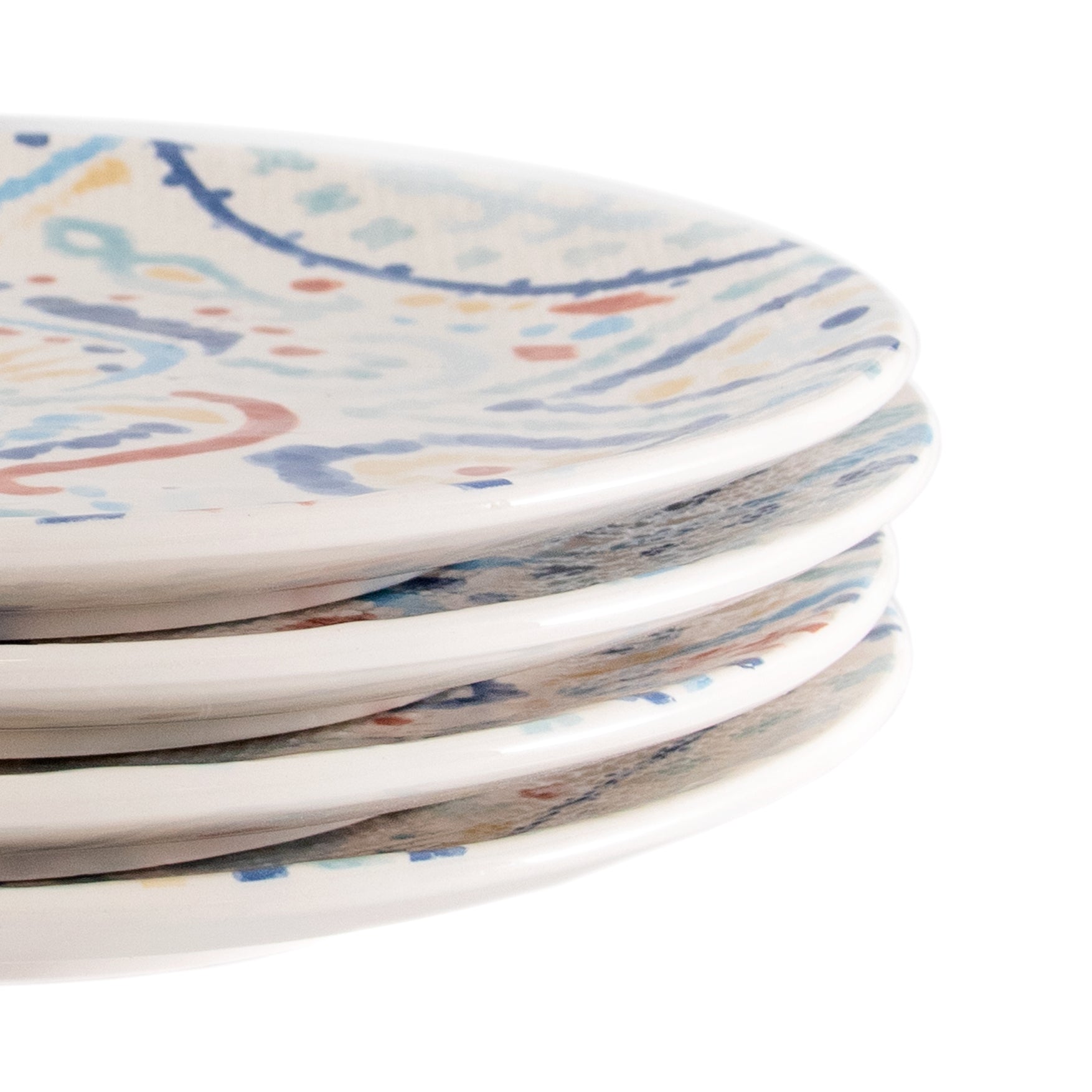 Pier 1 Carnival Set of 4 Salad Plates - Pier 1